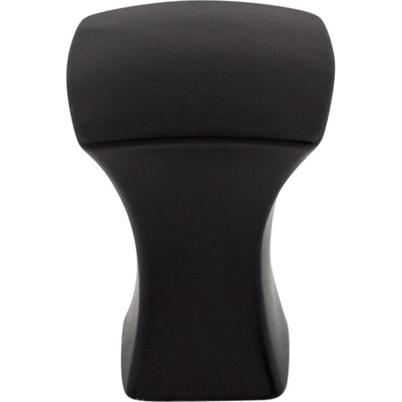 Top Knobs TK550BLK: 3/4" Glacier Square Cabinet Knob - Flat Black