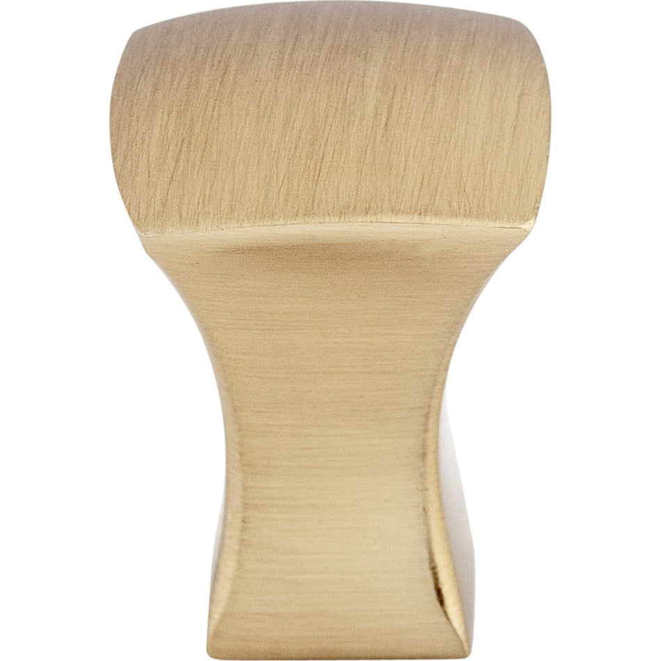 Top Knobs TK550HB: 3/4" Glacier Square Cabinet Knob - Honey Bronze