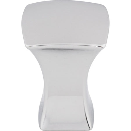 Top Knobs TK550PC: 3/4" Glacier Square Cabinet Knob - Polished Chrome