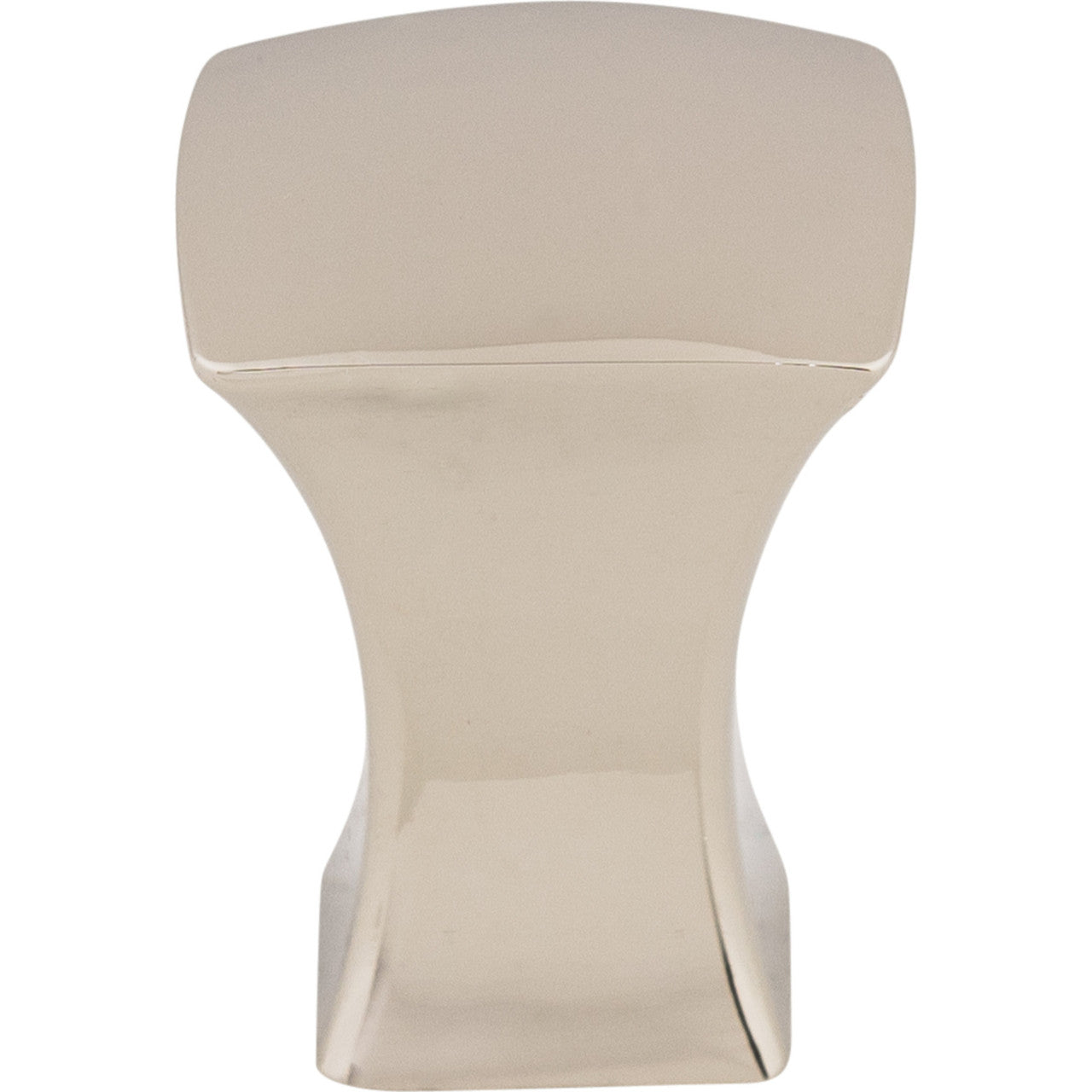 Top Knobs TK550PN: 3/4" Glacier Square Cabinet Knob - Polished Nickel