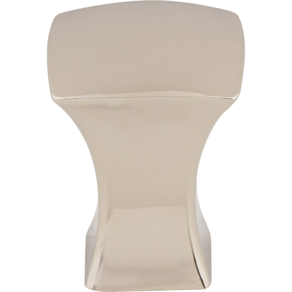 Top Knobs TK550PN: 3/4" Glacier Square Cabinet Knob - Polished Nickel