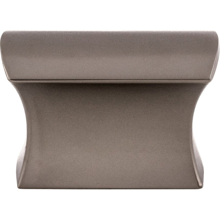 Top Knobs TK551AG: 5/8" Glacier Square Cabinet Knob - Ash Gray