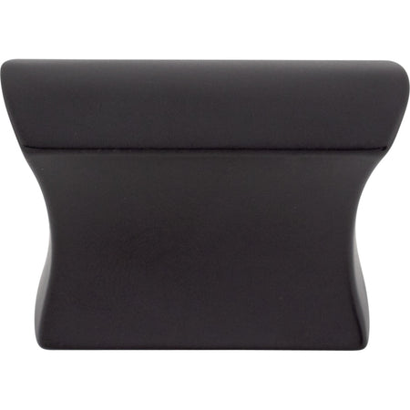 Top Knobs TK551BLK: 5/8" Glacier Square Cabinet Knob - Flat Black