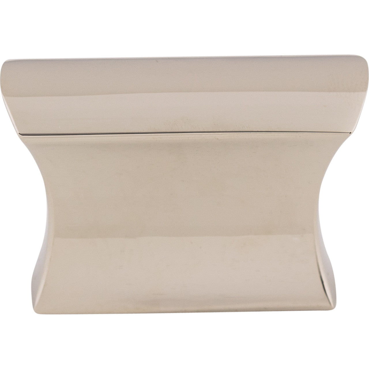 Top Knobs TK551PN: 5/8" Glacier Square Cabinet Knob - Polished Nickel