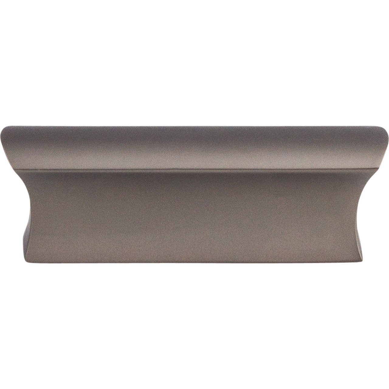 Top Knobs TK552AG: 2" cc Glacier Tab Cabinet Pull - Ash Gray