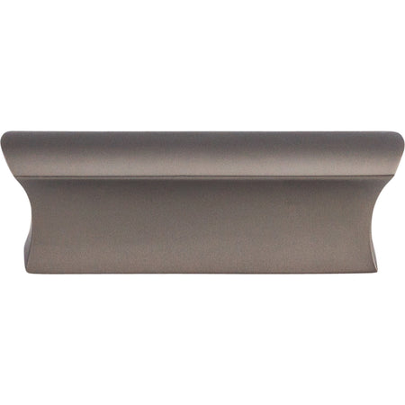 Top Knobs TK552AG: 2" cc Glacier Tab Cabinet Pull - Ash Gray