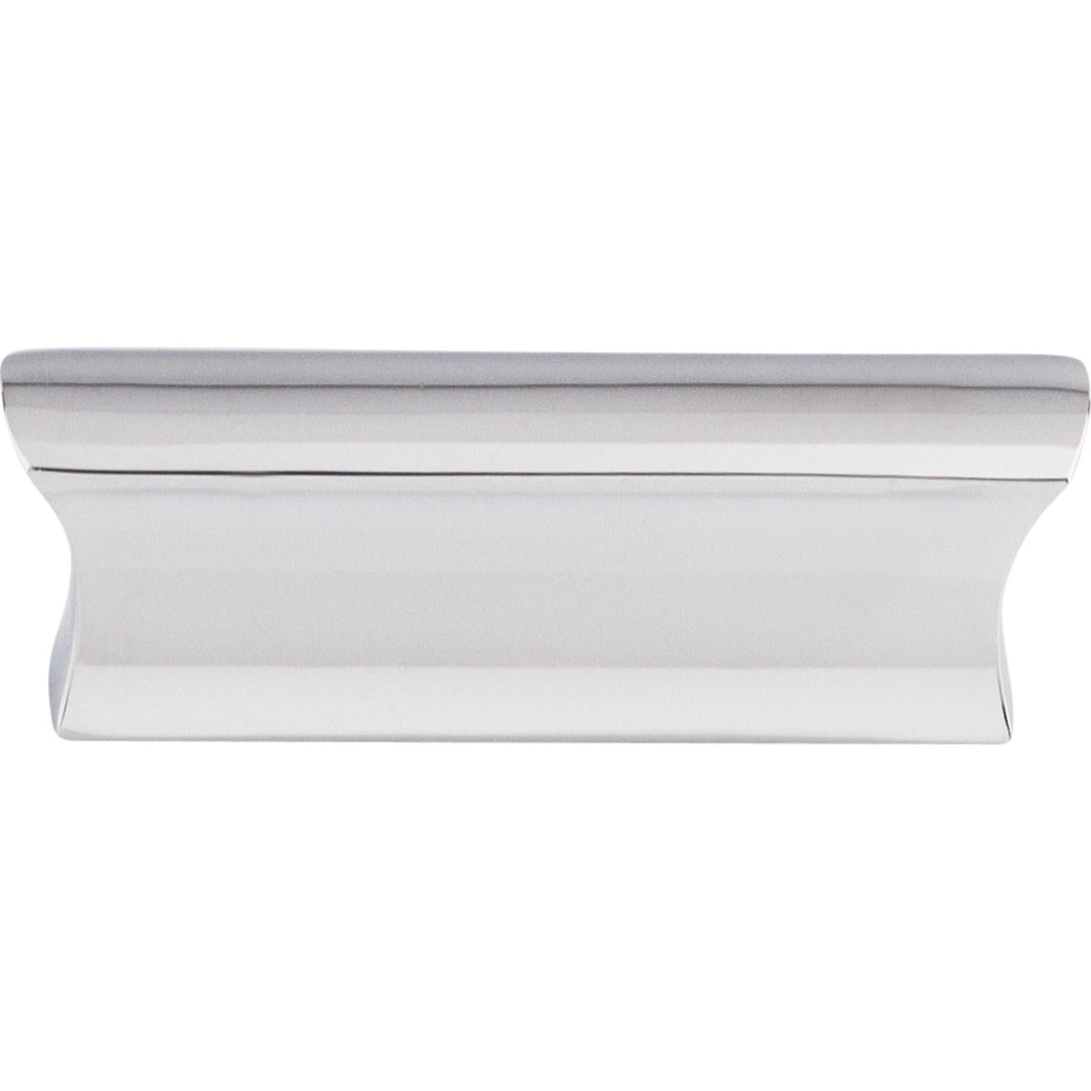 Top Knobs TK552PC: 2" cc Glacier Tab Cabinet Pull - Polished Chrome