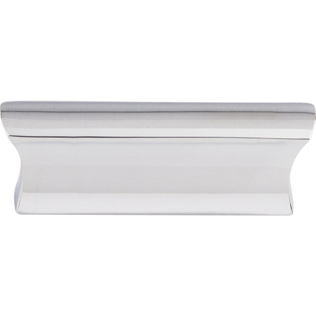 Top Knobs TK552PC: 2" cc Glacier Tab Cabinet Pull - Polished Chrome