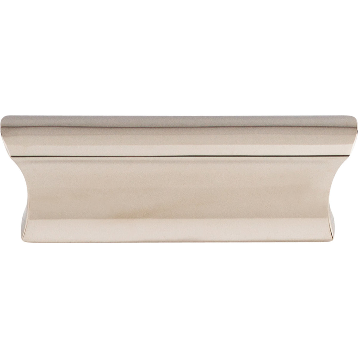Top Knobs TK552PN: 2" cc Glacier Tab Cabinet Pull - Polished Nickel
