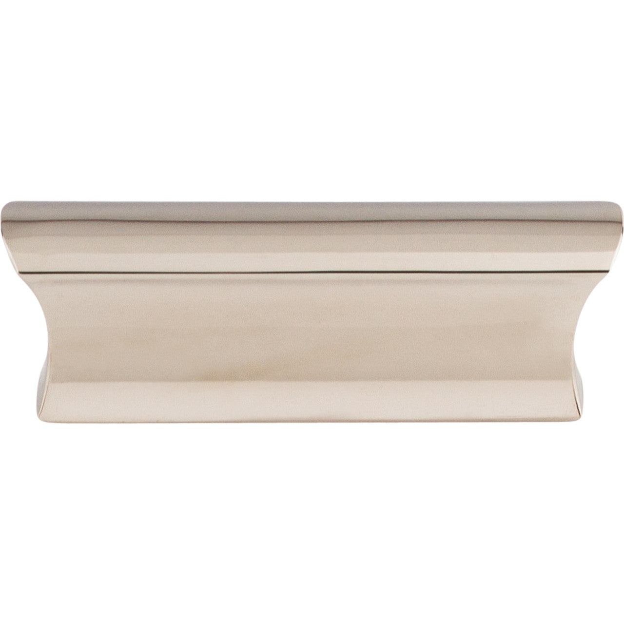 Top Knobs TK552PN: 2" cc Glacier Tab Cabinet Pull - Polished Nickel