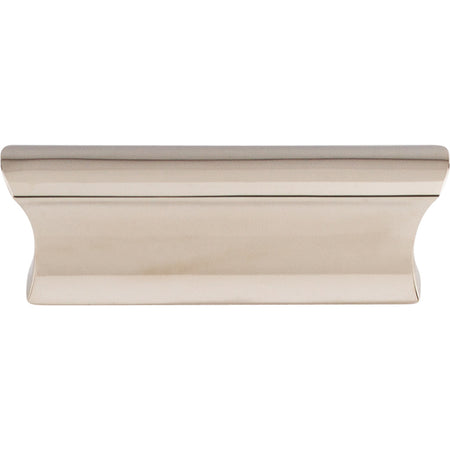 Top Knobs TK552PN: 2" cc Glacier Tab Cabinet Pull - Polished Nickel