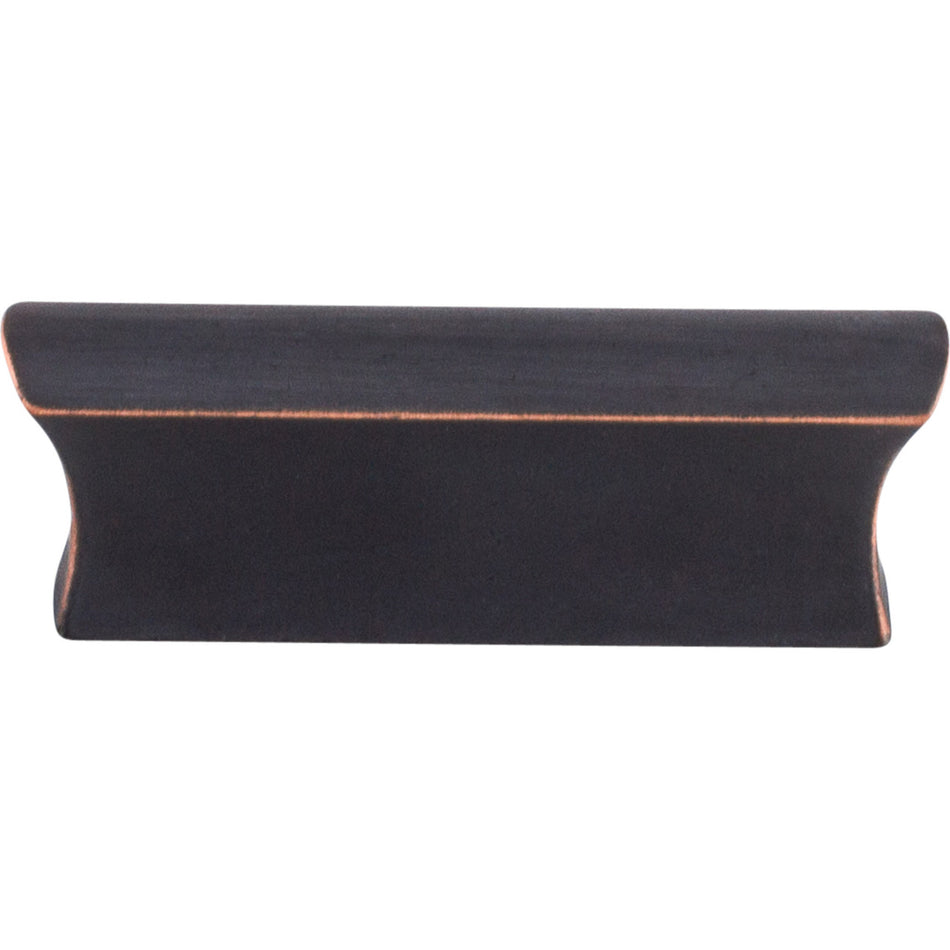 Top Knobs TK552UM: 2" cc Glacier Tab Cabinet Pull - Umbrio