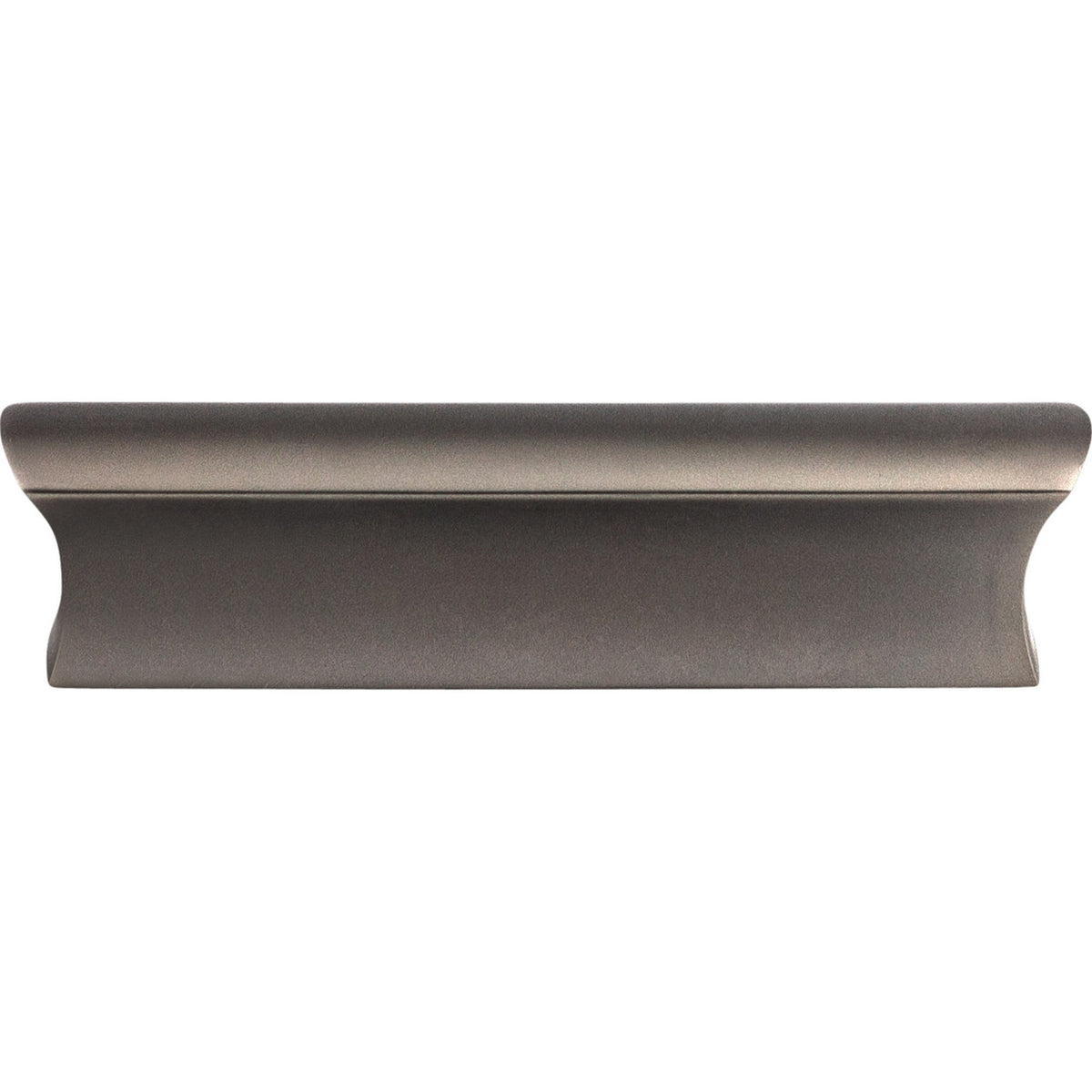 Top Knobs TK553AG: 3" cc Glacier Tab Cabinet Pull - Ash Gray