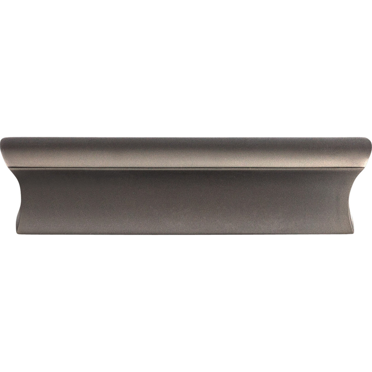 Top Knobs TK553AG: 3" cc Glacier Tab Cabinet Pull - Ash Gray