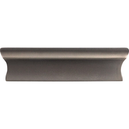 Top Knobs TK553AG: 3" cc Glacier Tab Cabinet Pull - Ash Gray