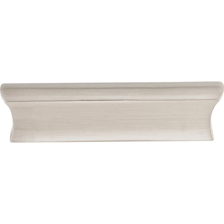 Top Knobs TK553BSN: 3" cc Glacier Tab Cabinet Pull - Brushed Satin Nickel