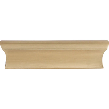 Top Knobs TK553HB: 3" cc Glacier Tab Cabinet Pull - Honey Bronze