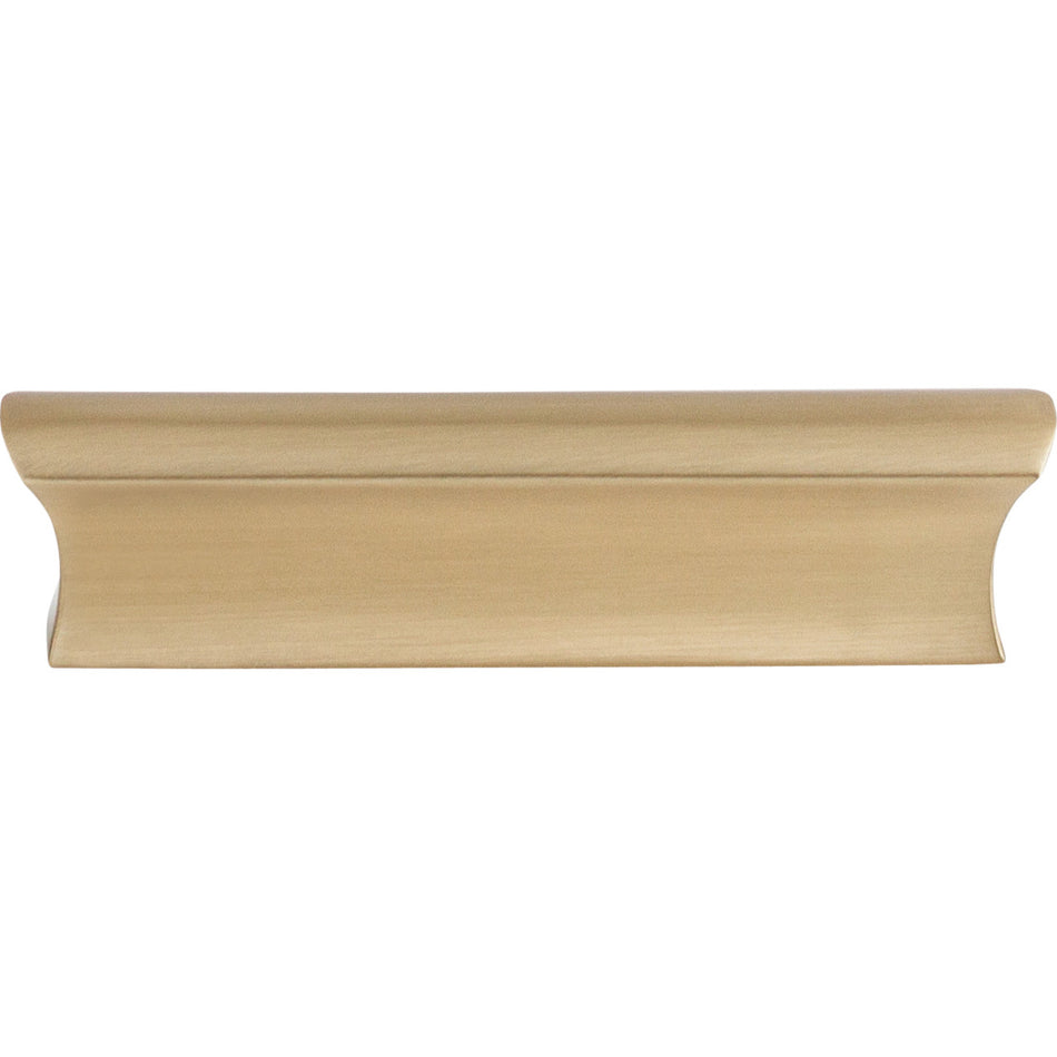 Top Knobs TK553HB: 3" cc Glacier Tab Cabinet Pull - Honey Bronze