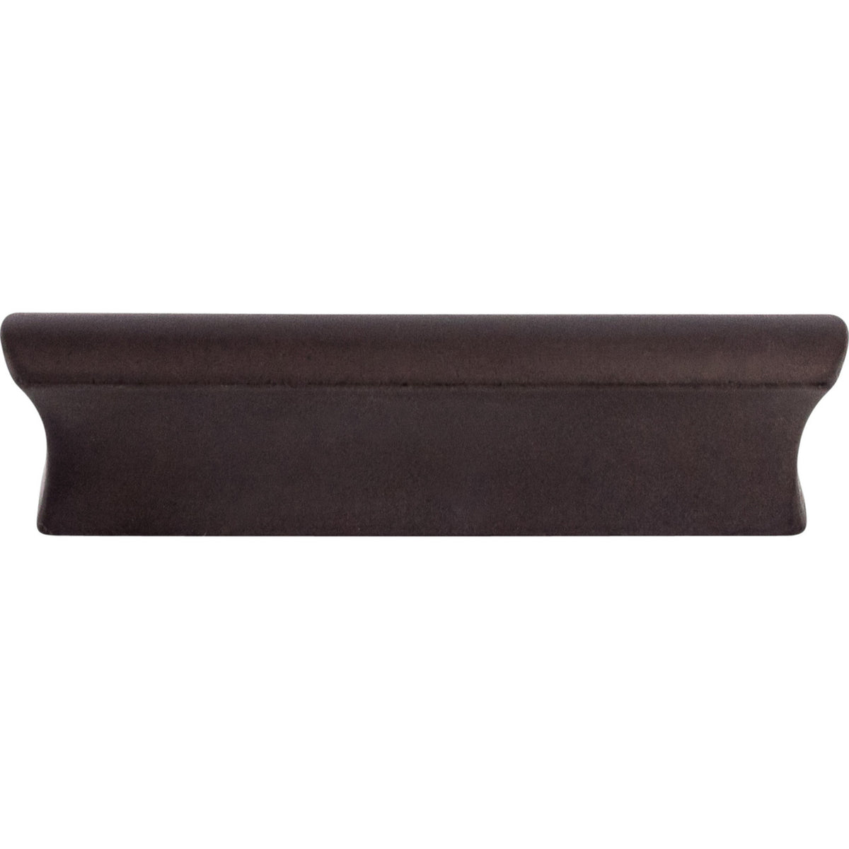 Top Knobs TK553SAB: 3" cc Glacier Tab Cabinet Pull - Sable