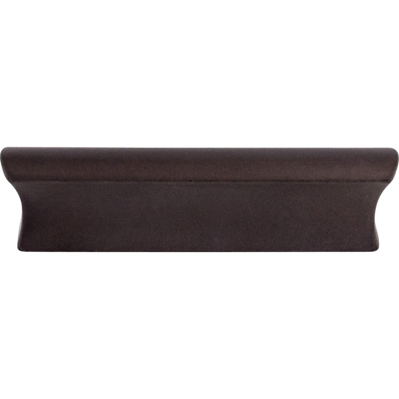 Top Knobs TK553SAB: 3" cc Glacier Tab Cabinet Pull - Sable