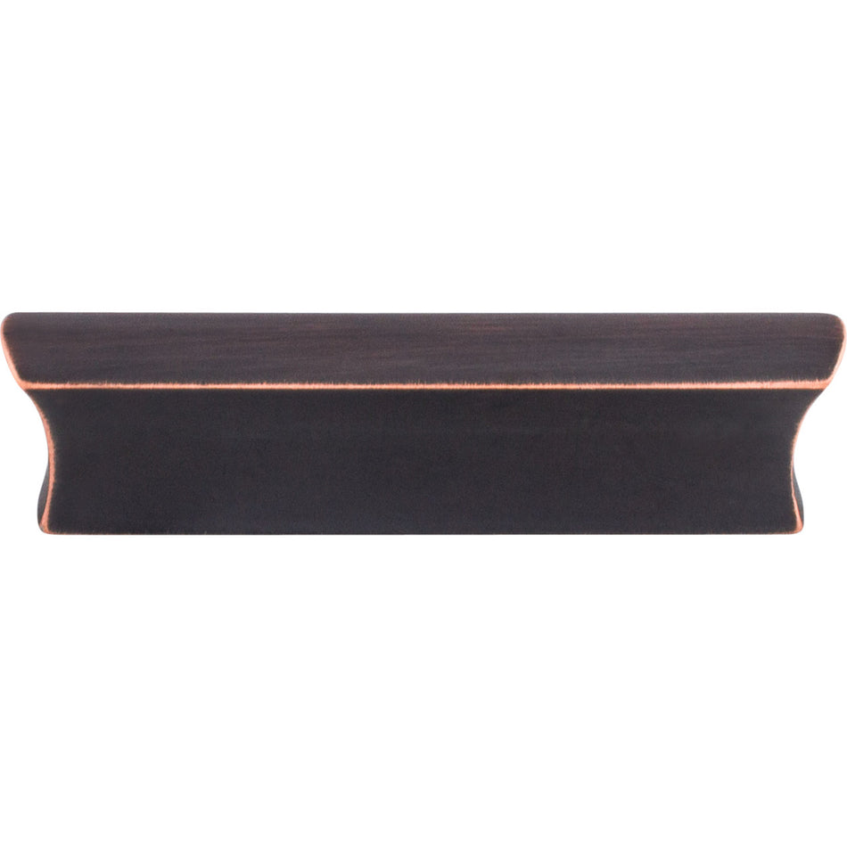 Top Knobs TK553UM: 3" cc Glacier Tab Cabinet Pull - Umbrio