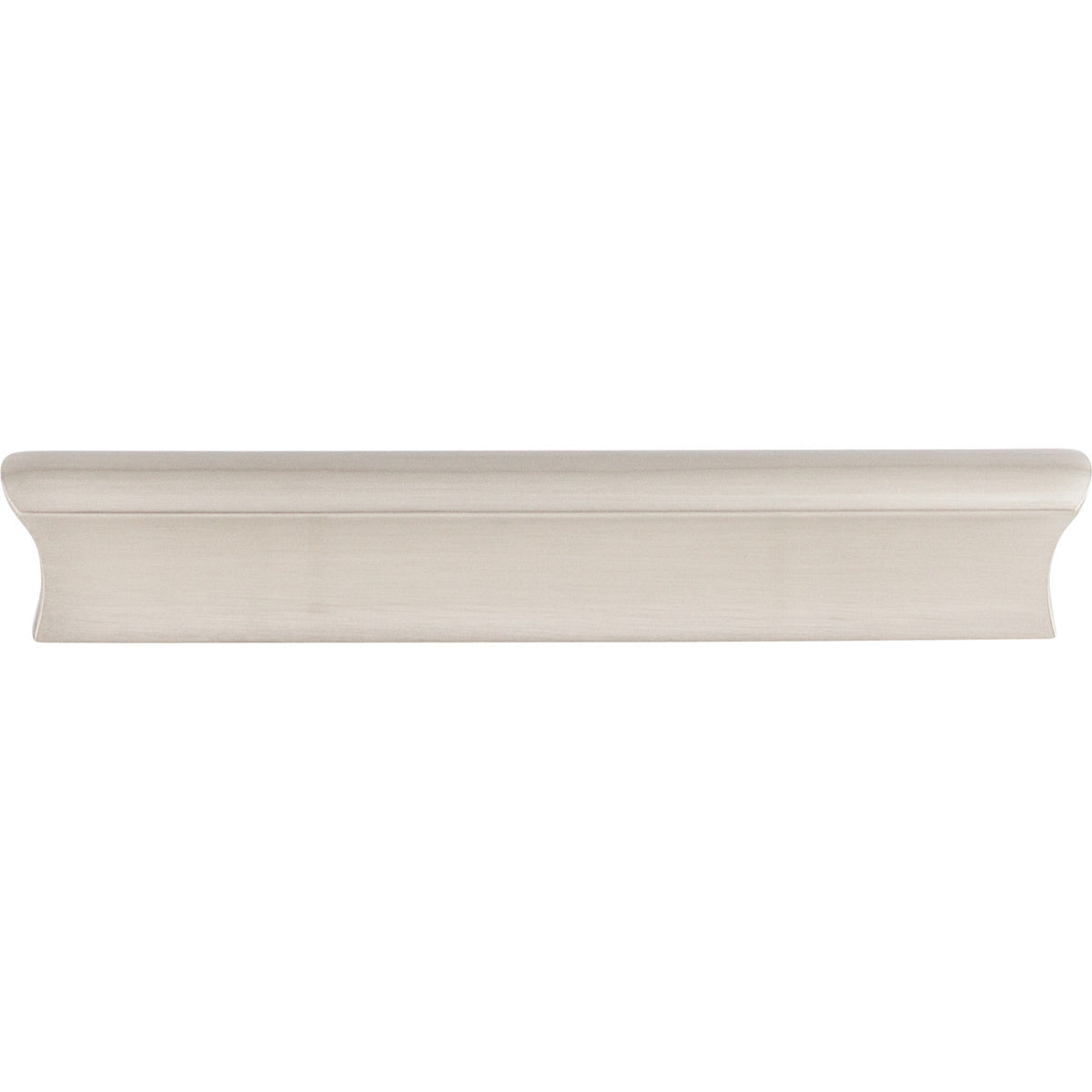 Top Knobs TK554BSN: 5" cc Glacier Tab Cabinet Pull - Brushed Satin Nickel