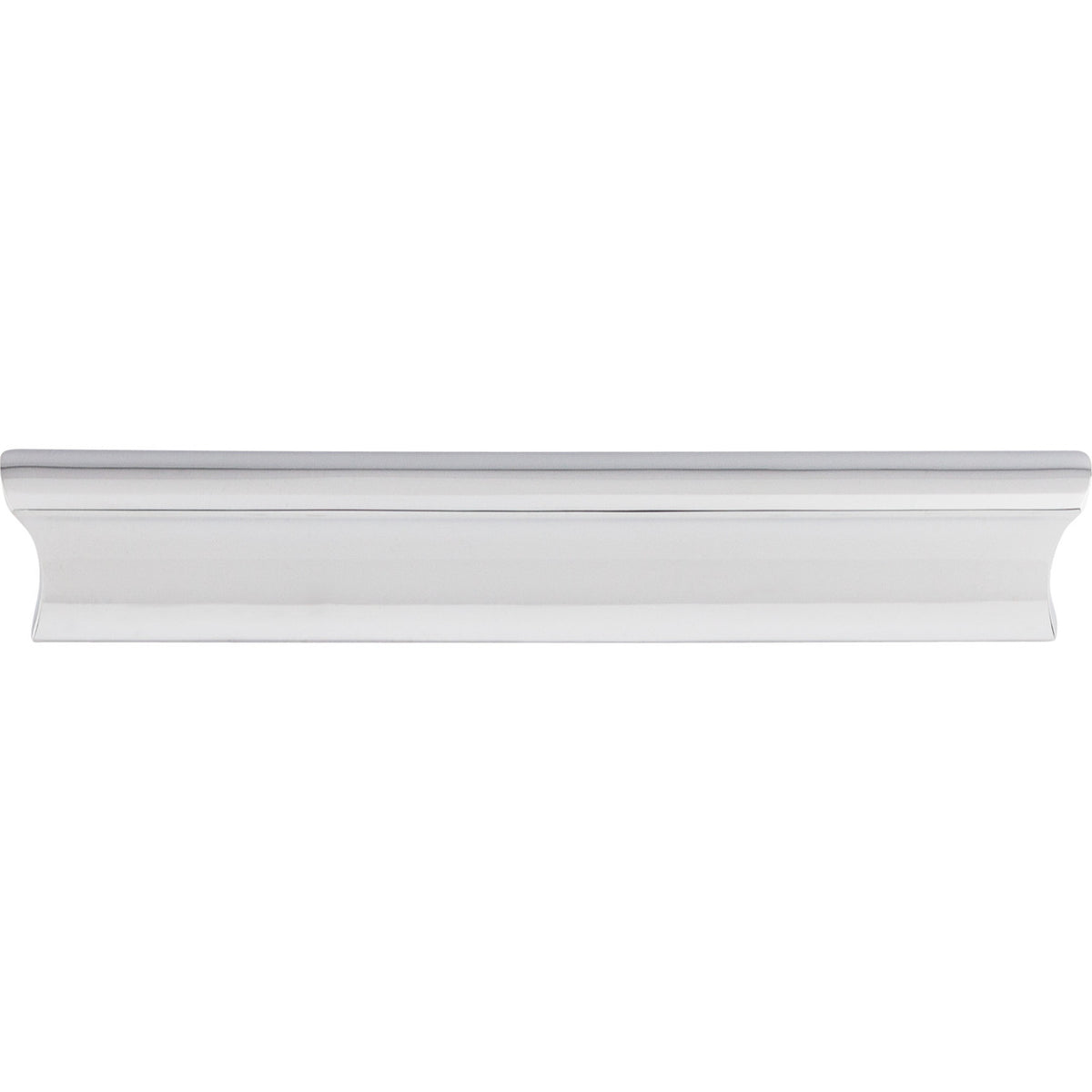 Top Knobs TK554PC: 5" cc Glacier Tab Cabinet Pull - Polished Chrome