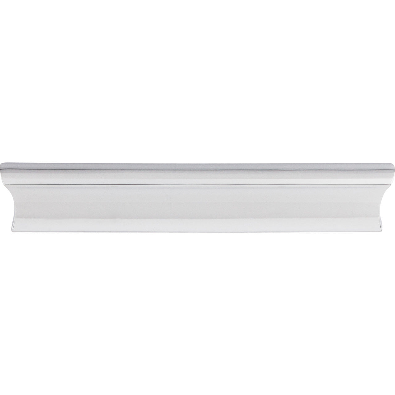 Top Knobs TK554PC: 5" cc Glacier Tab Cabinet Pull - Polished Chrome