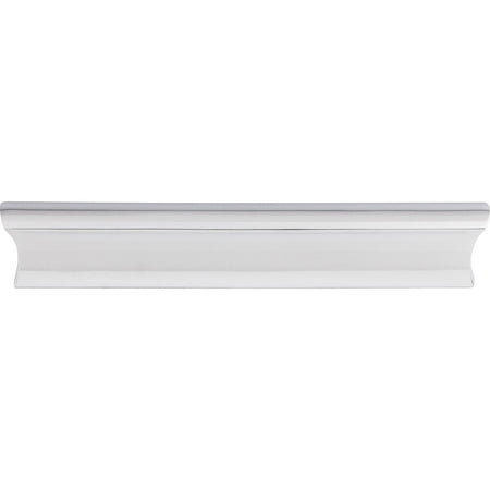 Top Knobs TK554PC: 5" cc Glacier Tab Cabinet Pull - Polished Chrome
