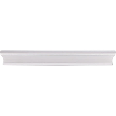 Top Knobs TK555PC: 6" cc Glacier Euro Bar Cabinet Pull - Polished Chrome