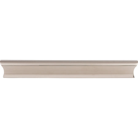 Top Knobs TK555PN: 6" cc Glacier Euro Bar Cabinet Pull - Polished Nickel