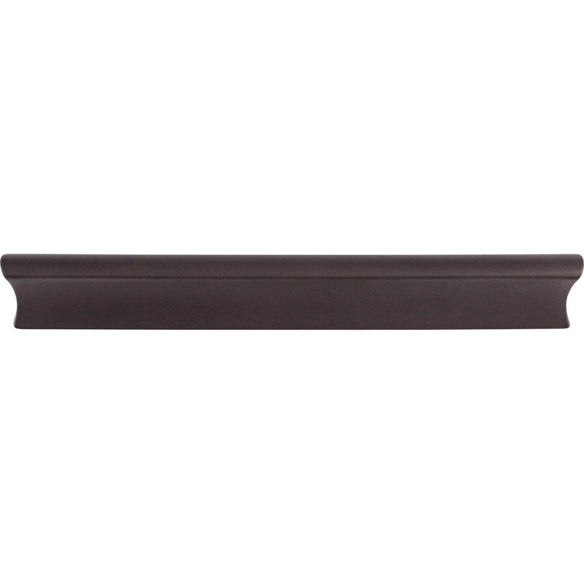 Top Knobs TK555SAB: 6" cc Glacier Euro Bar Cabinet Pull - Sable
