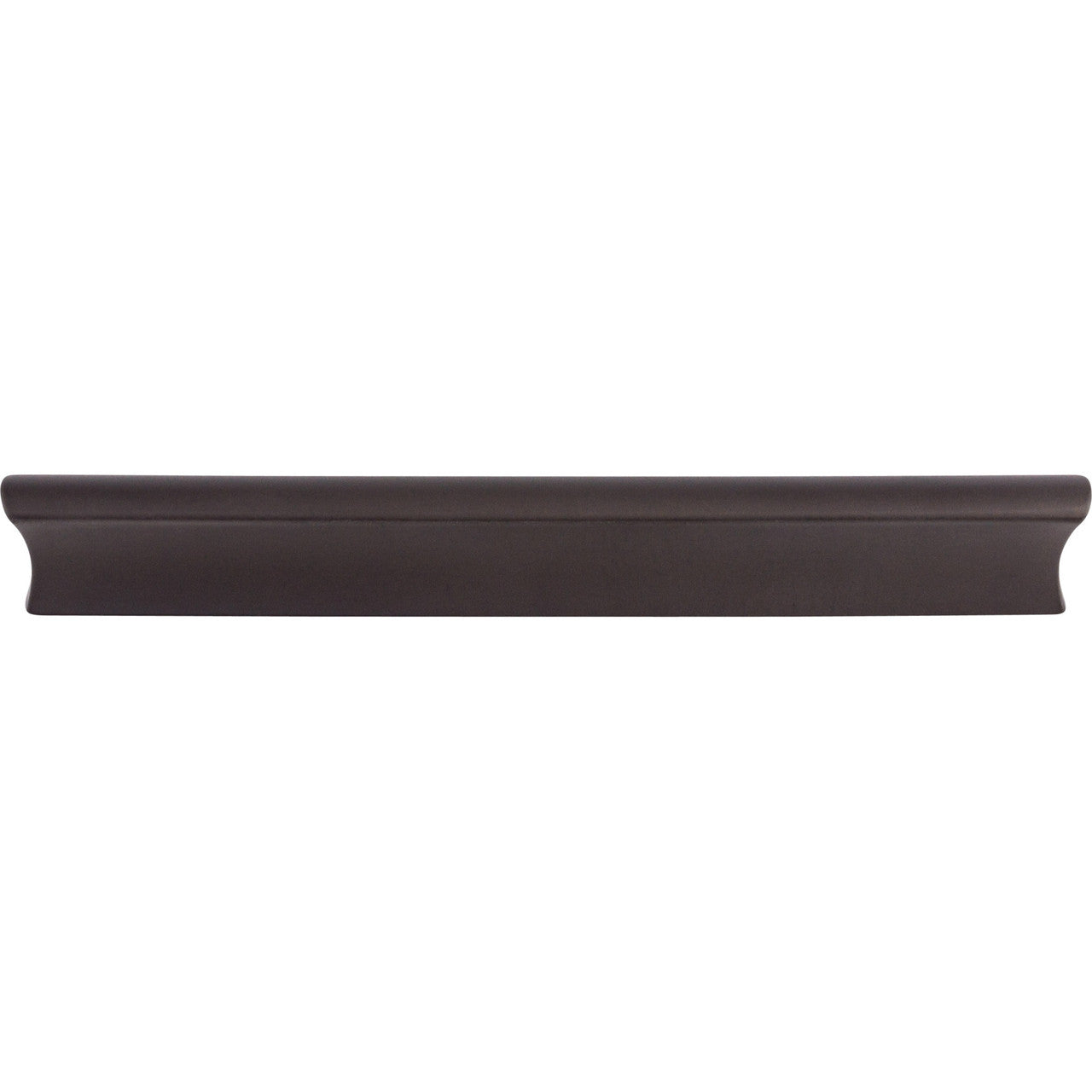Top Knobs TK555SAB: 6" cc Glacier Euro Bar Cabinet Pull - Sable