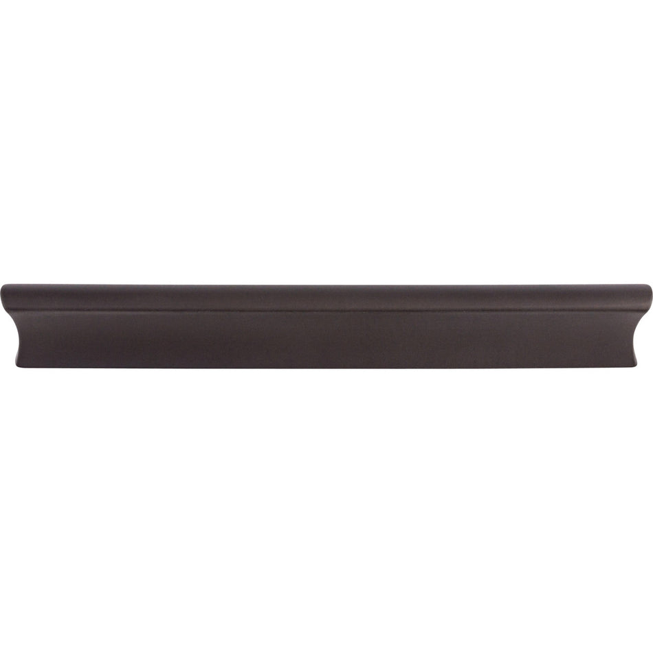 Top Knobs TK555SAB: 6" cc Glacier Euro Bar Cabinet Pull - Sable