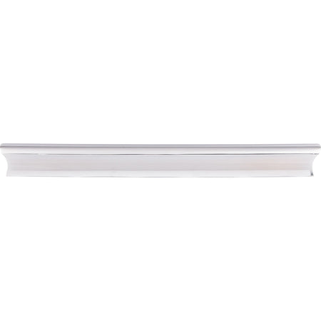 Top Knobs TK556PC: 8" cc Glacier Euro Bar Cabinet Pull - Polished Chrome