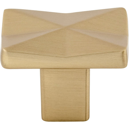 Top Knobs TK560HB: 1-1/4" Quilted Square Cabinet Knob - Honey Bronze