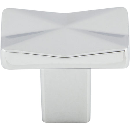 Top Knobs TK560PC: 1-1/4" Quilted Square Cabinet Knob - Polished Chrome