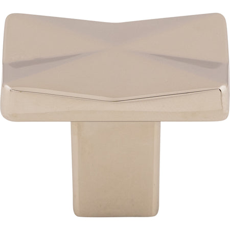 Top Knobs TK560PN: 1-1/4" Quilted Square Cabinet Knob - Polished Nickel