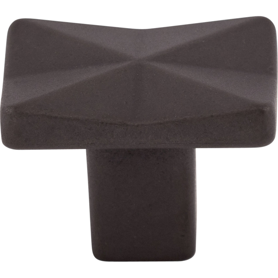 Top Knobs TK560SAB: 1-1/4" Quilted Square Cabinet Knob - Sable
