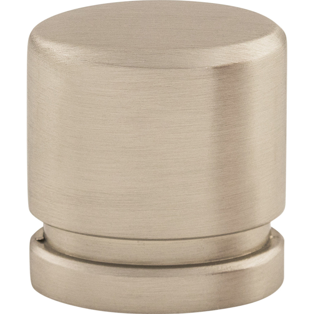 Top Knobs TK57BSN: 1" Sanctuary Oval Cabinet Knob - Brushed Satin Nickel