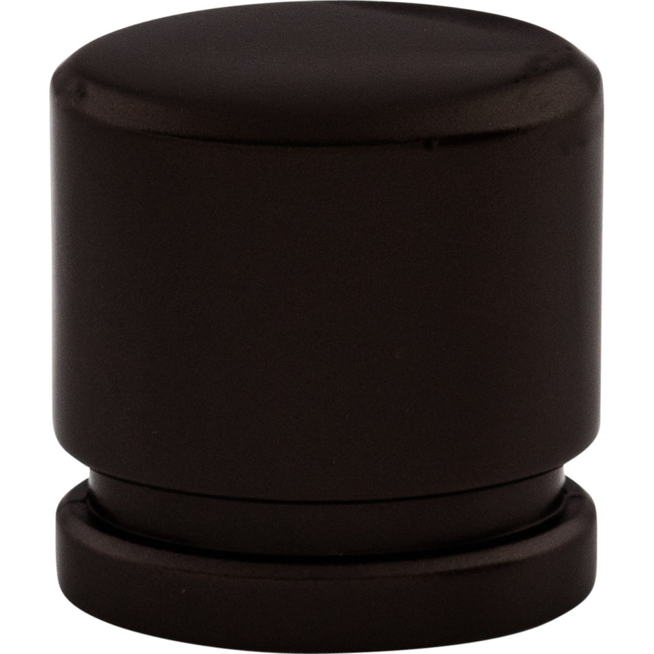 Top Knobs TK57ORB: 1" Sanctuary Oval Cabinet Knob - Oil Rubbed Bronze