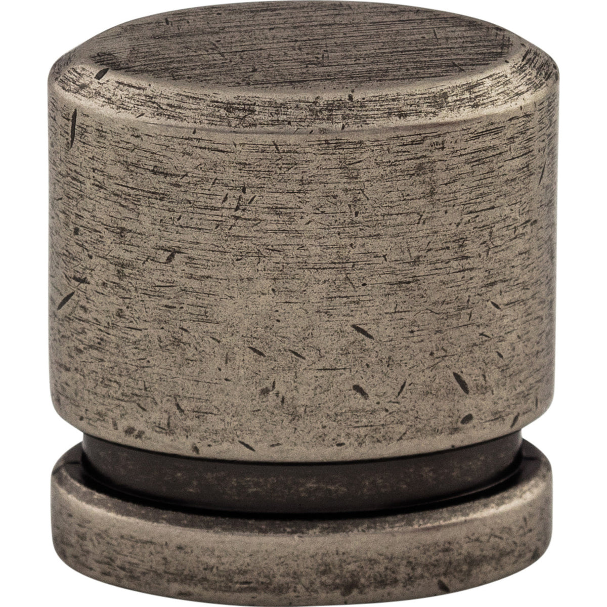 Top Knobs TK57PTA: 1" Sanctuary Oval Cabinet Knob - Pewter Antique