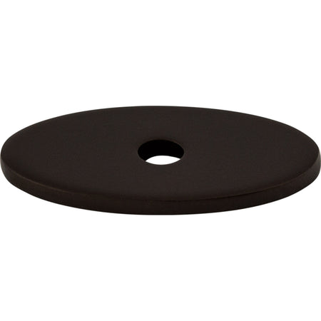Top Knobs TK58ORB: Sanctuary Oval Backplate - Oil Rubbed Bronze
