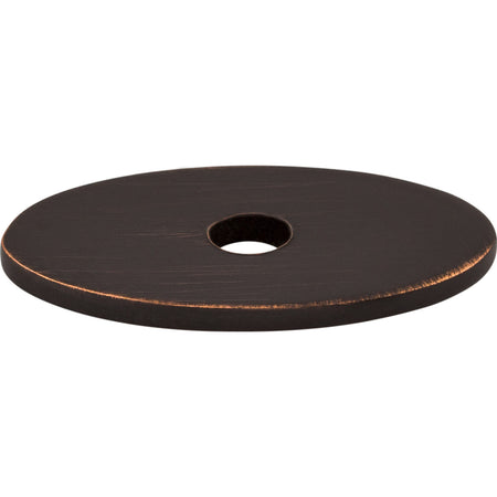 Top Knobs TK58TB: Sanctuary Oval Backplate - Tuscan Bronze