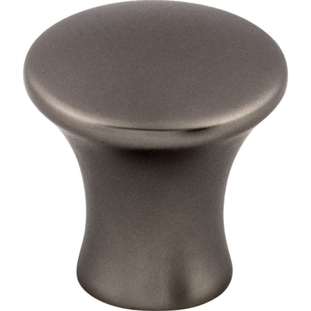 Top Knobs TK590AG: 7/8" Oculus Round Cabinet Knob - Ash Gray