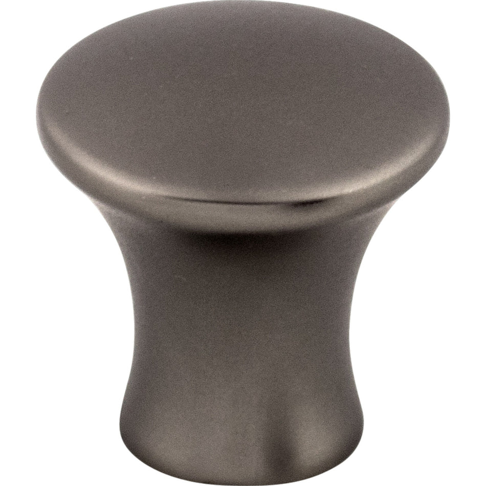 Top Knobs TK590AG: 7/8" Oculus Round Cabinet Knob - Ash Gray