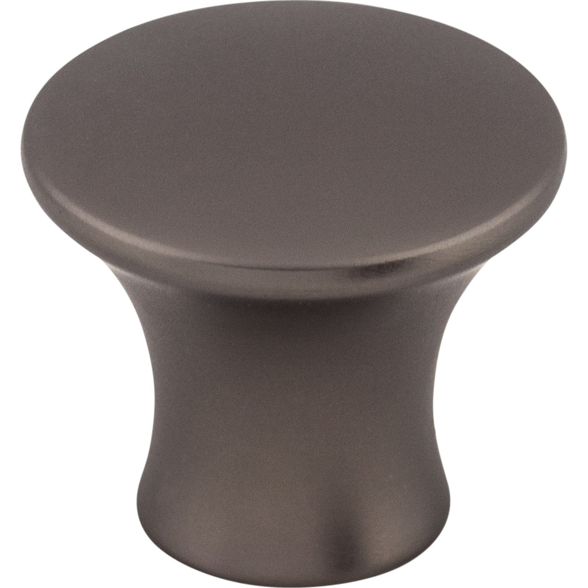 Top Knobs TK591AG: 1-1/8" Oculus Round Cabinet Knob - Ash Gray