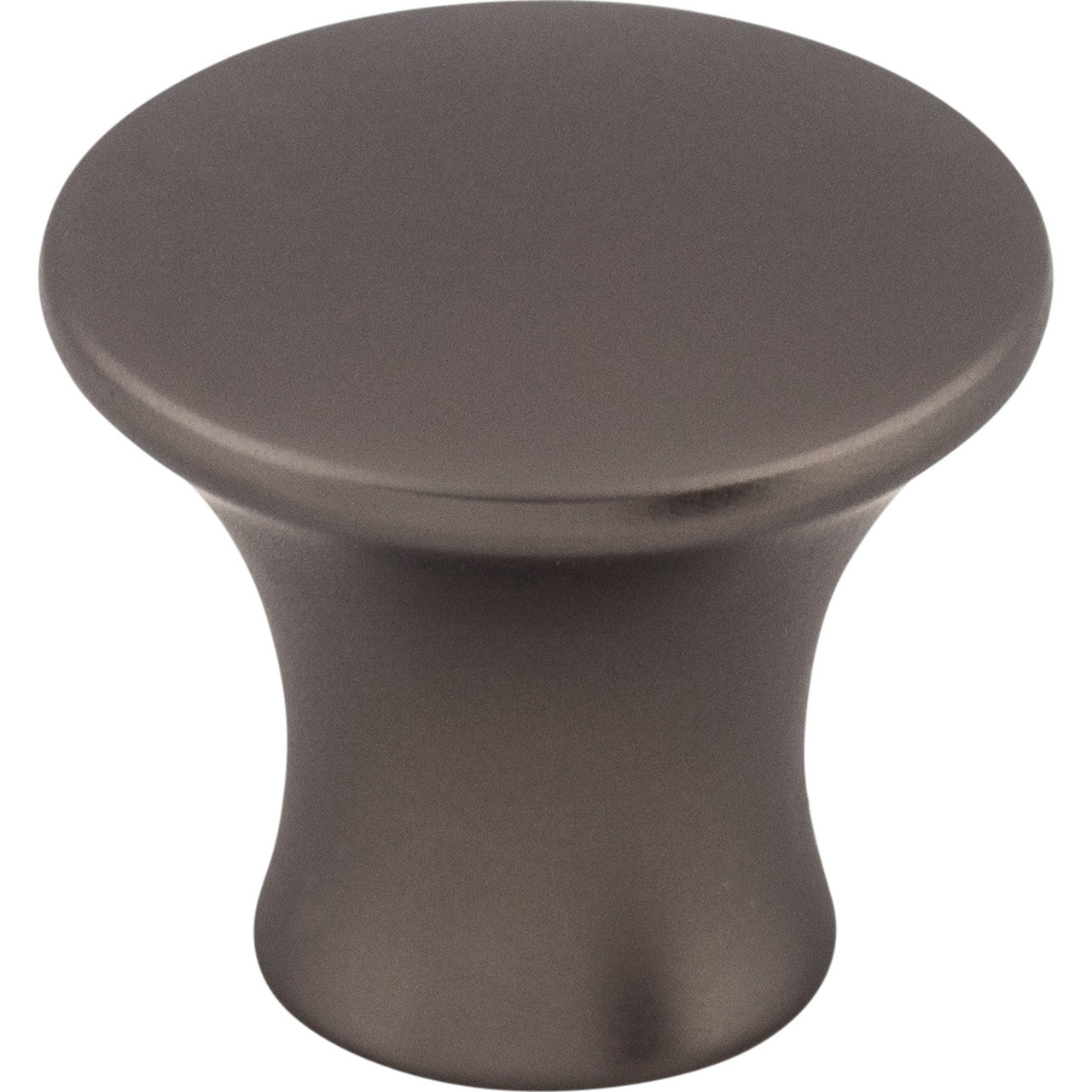 Top Knobs TK591AG: 1-1/8" Oculus Round Cabinet Knob - Ash Gray