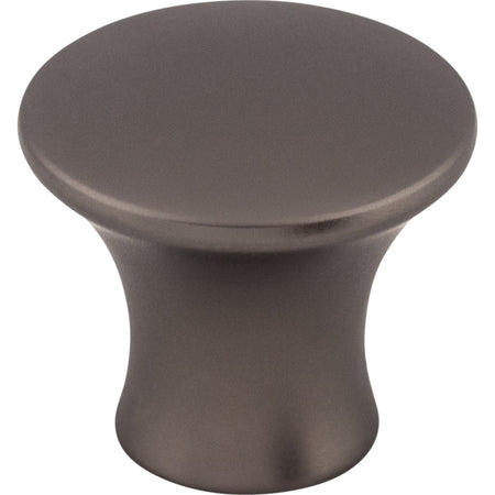 Top Knobs TK591AG: 1-1/8" Oculus Round Cabinet Knob - Ash Gray