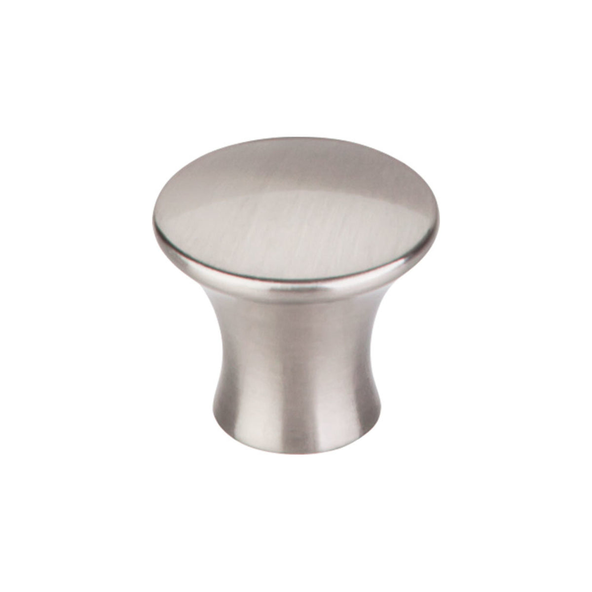 Top Knobs TK591BSN: 1-1/8" Oculus Round Cabinet Knob - Brushed Satin Nickel
